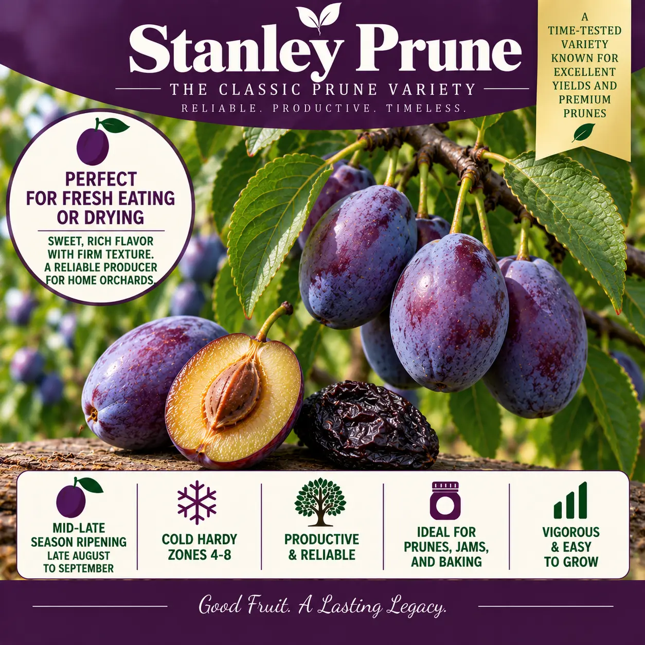 Stanley Prune — Plums