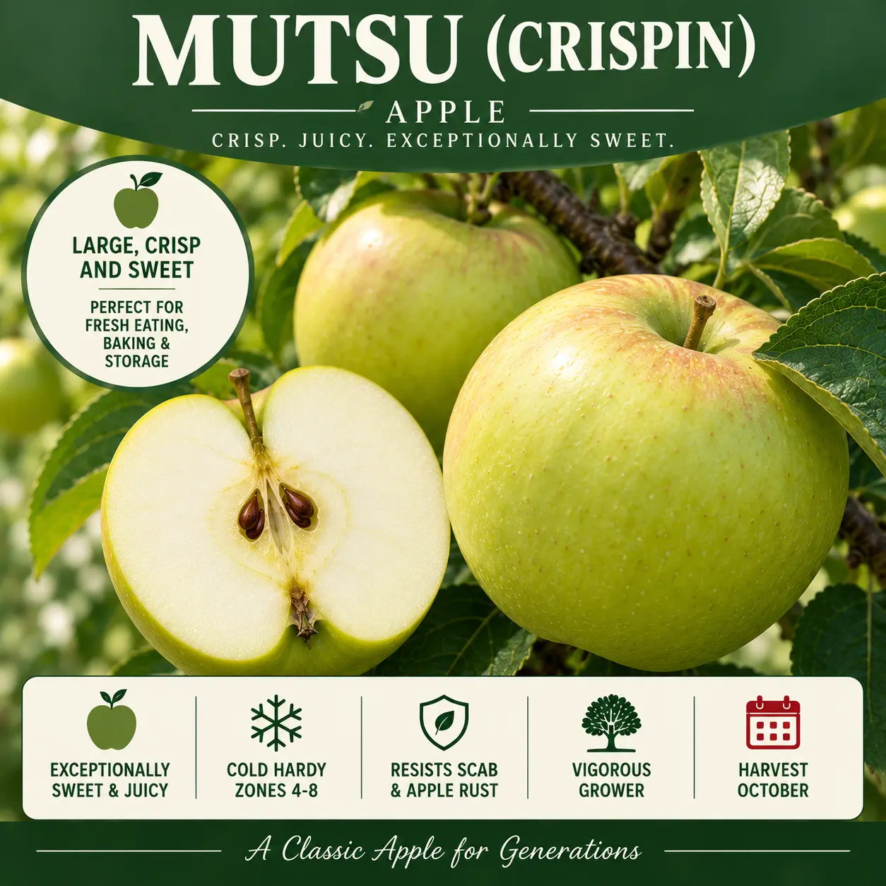 Mutsu (Crispin) — Apples