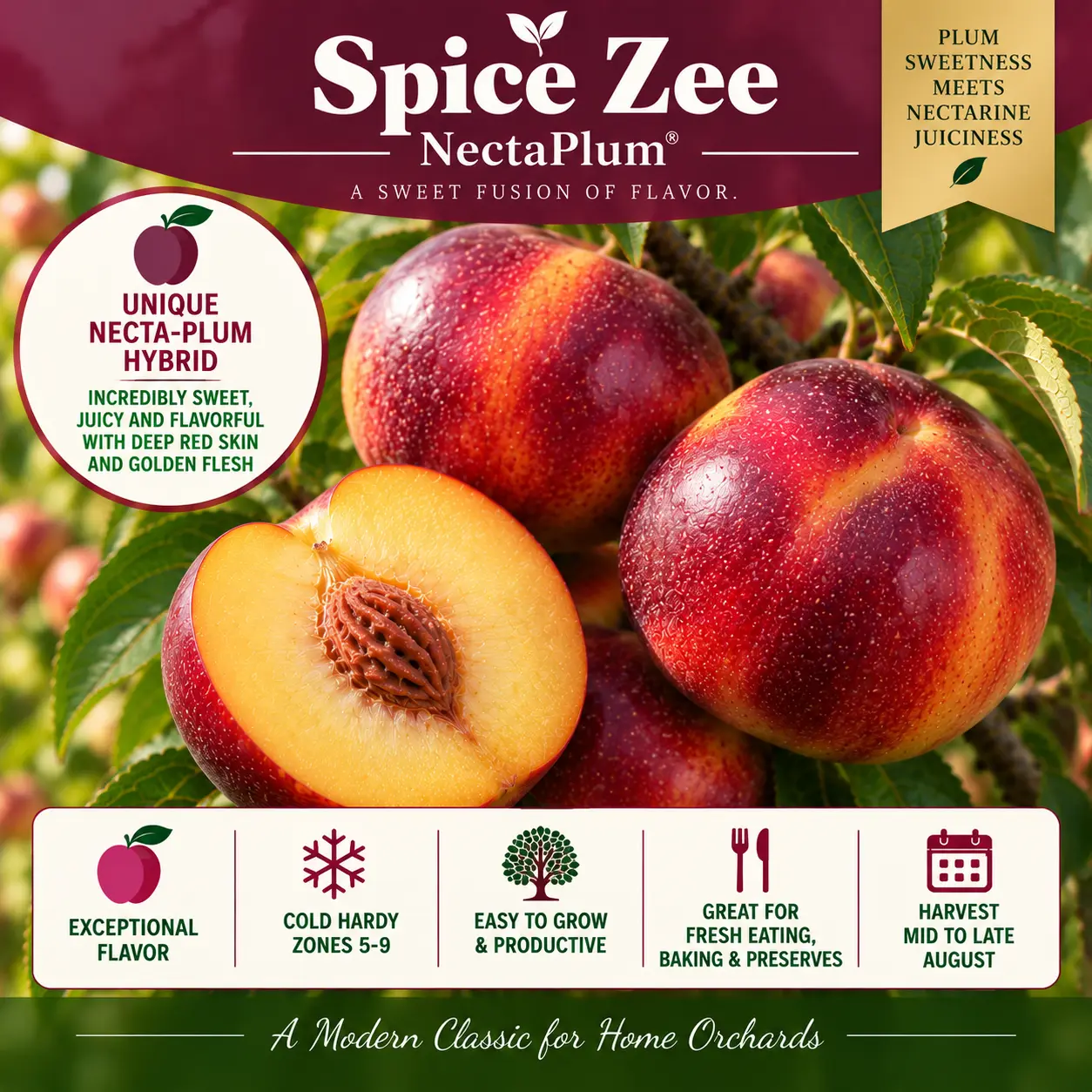 Spice Zee NectaPlum® — Specialty Fruit