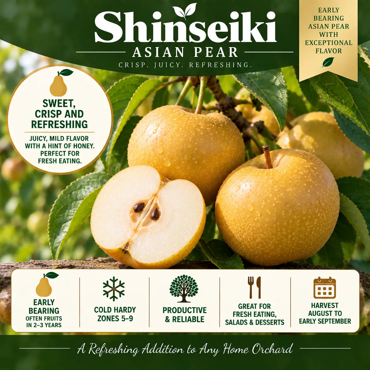 Shinseiki Asian Pear — Pears