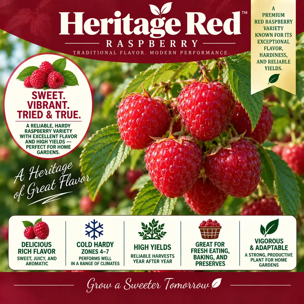 Heritage Red — Raspberry