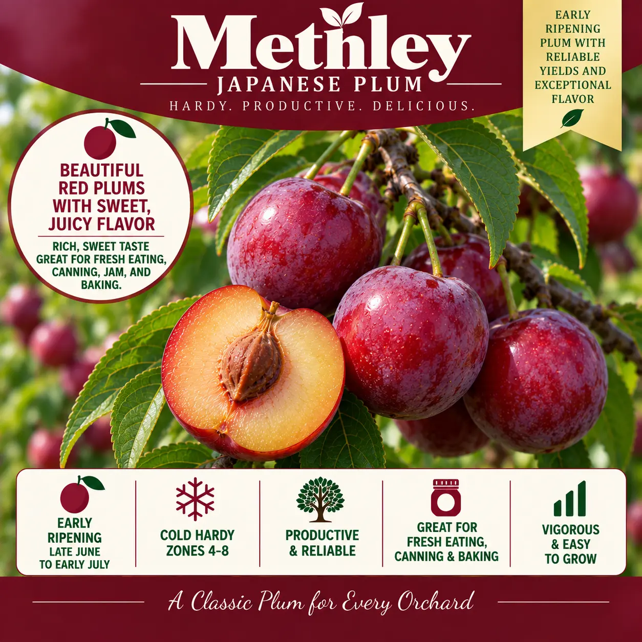 Methley — Plums