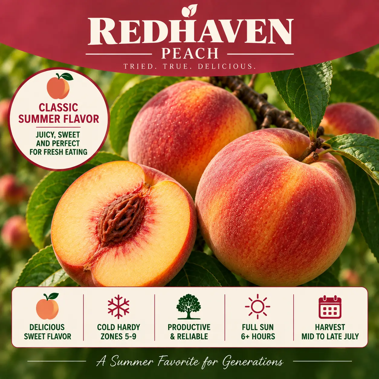 Redhaven — Peaches